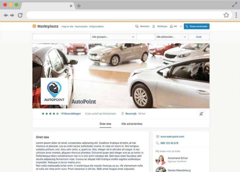 Verkoop je auto's op Marktplaats Marktplaats Automotive Marktplaats